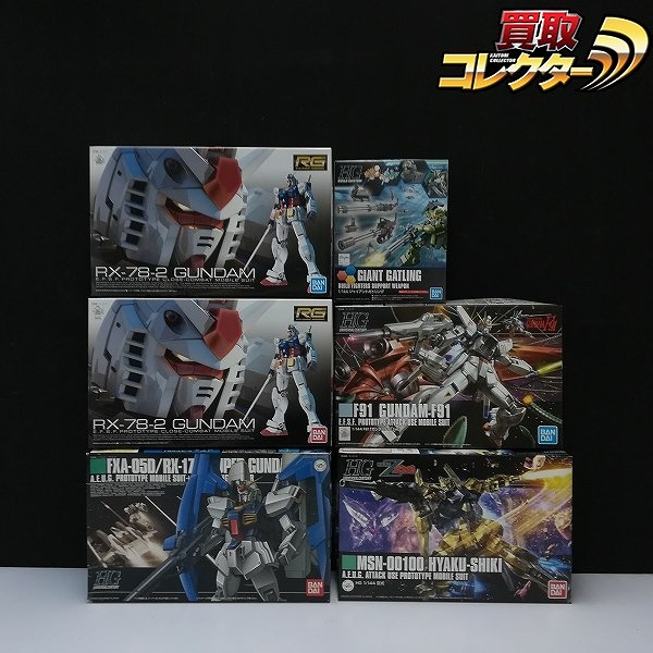 RG 1/144 ガンダム HG 1/144 百式 ガンダムF91 ジャイアントガトリング 他