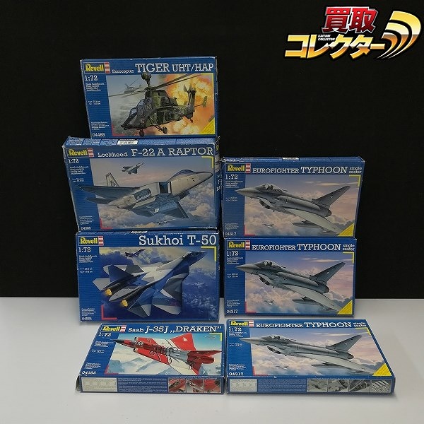 レベル 1/72 スホーイ T-50 F-22A ラプター ユーロファイター タイフーン 単座型 他