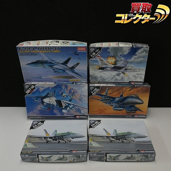 アカデミー 1/72 F-8E VF-111 サンダウナーズ F/A-18C CHIPPY HO! 2009 F-14A トムキャット VF-84 ジョリーロジャース 1980 他