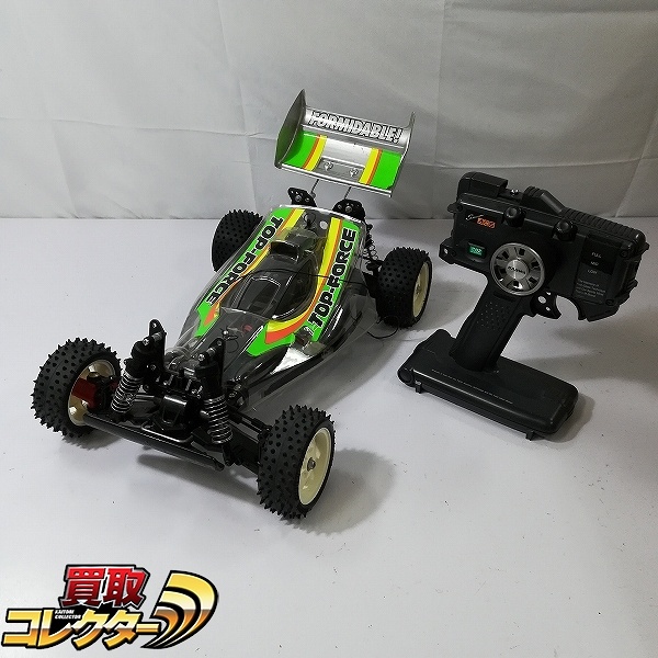 タミヤ 1/10 電動RC 4WDレーシングバギー トップフォース ＋ プロポ サンワ ACE