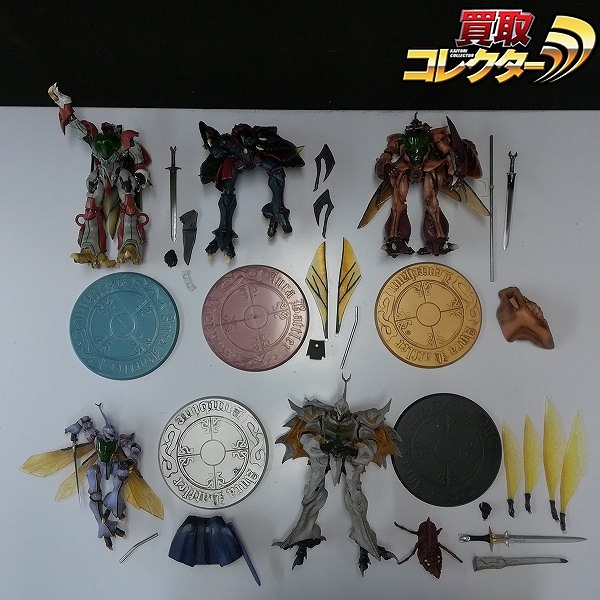 メガハウス リアルポージングロボット 聖戦士ダンバイン ダンバイン ビルバイン レプラカーン 他