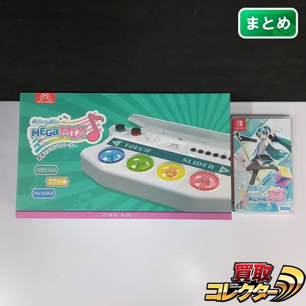 Nintendo Switch ソフト 初音ミク Project DIVA MEGA39's + PEGA GAME Mega Mix 専用ミニコントローラー