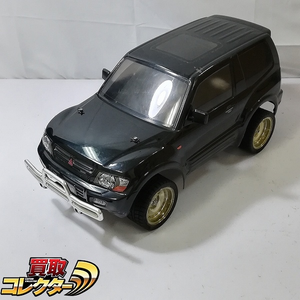 タミヤ 1/10 電動RC 三菱 パジェロ ローライドカスタム ブラックスペシャル CC-01シャーシ