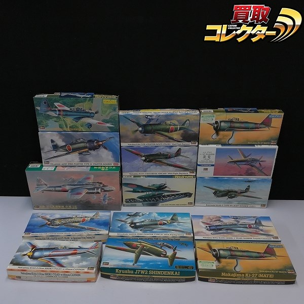 ハセガワ 1/72 中島 百式重爆撃機 呑龍I型 零式艦上戦闘機 五二型 戦闘爆撃機 局地戦闘機 震電 他