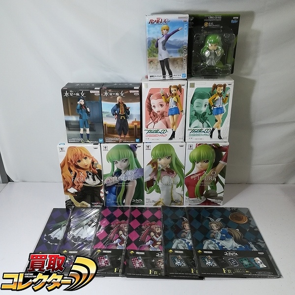 EXQフィギュア コードギアス 復活のルルーシュ C.C. マクロスF シェリル･ノーム 機動戦士ガンダム00 DX組立式フィギュア ミレイナ･ヴァスティ 他
