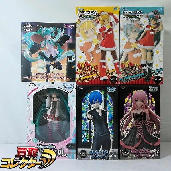 プライズ まとめ 初音ミク AMP+フィギュア HATSUNE MIKU Birthday 2023 ver. SPM 初音ミク ナチュラル 他