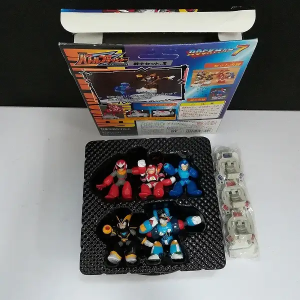 買取】バンダイ バトルブラッシャー ロックマン7 戦士セット .3