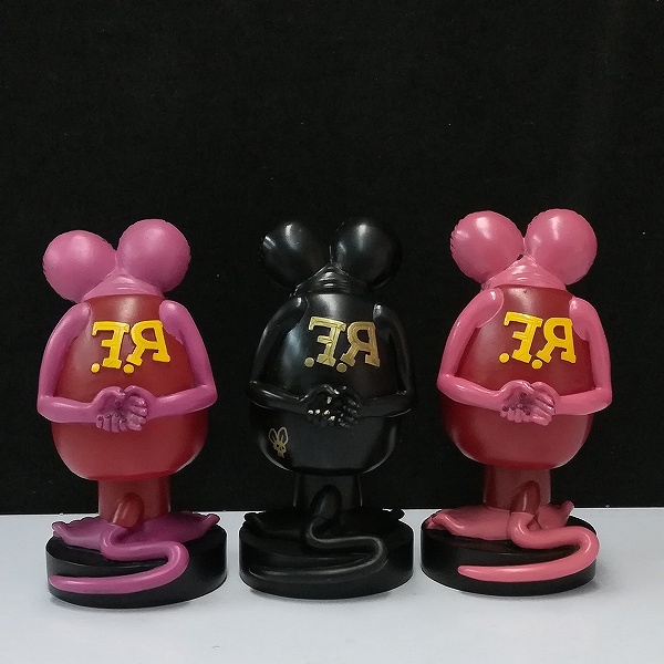 Nadding Doll Sサイズ ラットフィンク(BLACK) 買取】RAT FINK ラットフィンク Nadding Doll Sサイズ ピンク パープル