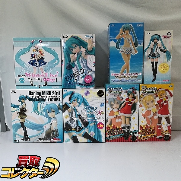 初音ミク Winter Liveフィギュア レーシングミク 2011 プレミアムフィギュア ままま式あぴミク SPM 鏡音リン クリスマス 他
