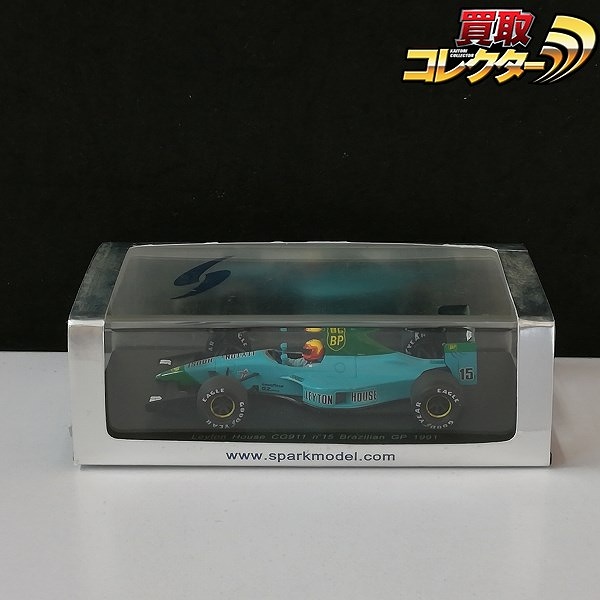 スパーク 1/43 レイトンハウス CG911 #15 Brazilian GP 1991 M.グージェルミン