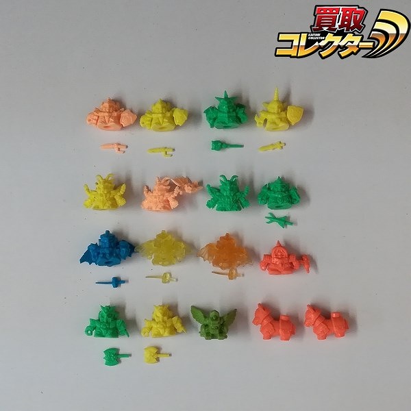 バンダイ SDガンダム ガン消し まとめ 騎士アレックス 法術士ニューガンダム 騎士スペリオルドラゴン 他