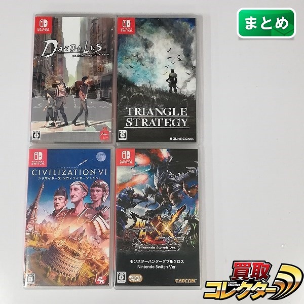 Nintendo Switch ソフト ダイダロス:ジ・アウェイクニング・オブ・ゴールデンジャズ トライアングルストラテジー シドマイヤーズ シヴィ ライゼーションIV 他