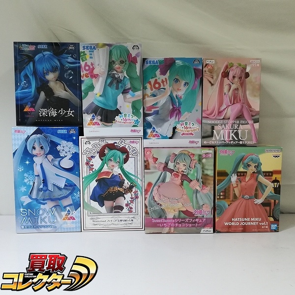 初音ミク Luminasta 深海少女 Wonderland フィギュア 長靴を履いた猫 ぬーどるストッパーフィギュア 桜ミク 2023 他