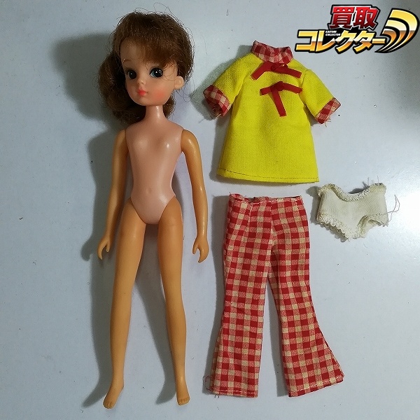 旧タカラ 初代リカちゃん 両手両足連動 へそ有りボディ 香山リカ