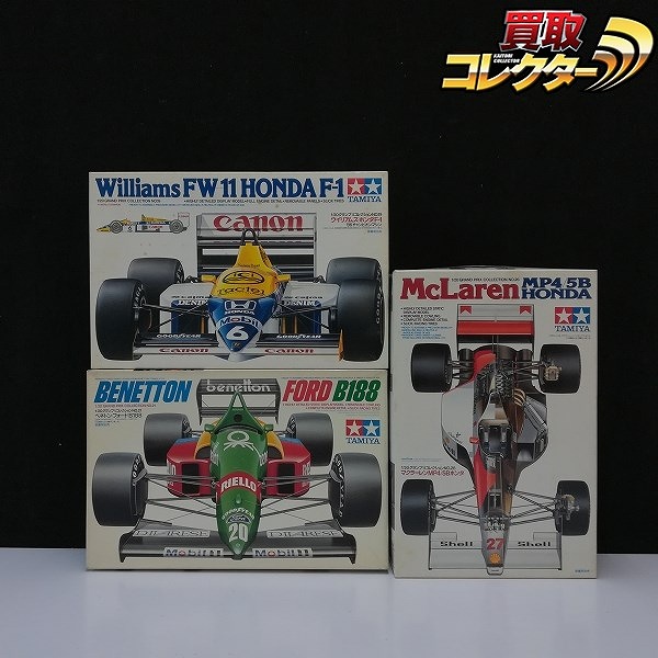 タミヤ 1/20 マクラーレンMP4/5B ホンダ ベネトンフォード B188 ウイリアムズ･ホンダF-1