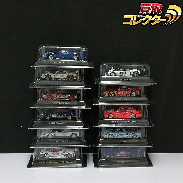 京商 1/64 ミニカーコレクション メルセデス・ベンツ AMG CLK DTM マツダ 787B スバル レガシー RS 他