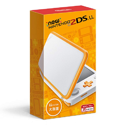 Newニンテンドー2DS LL ホワイト×オレンジ