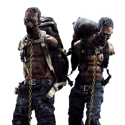 ウォーキング・デッド Michonne’s Pet Walker Twin Pac アクションフィギュア