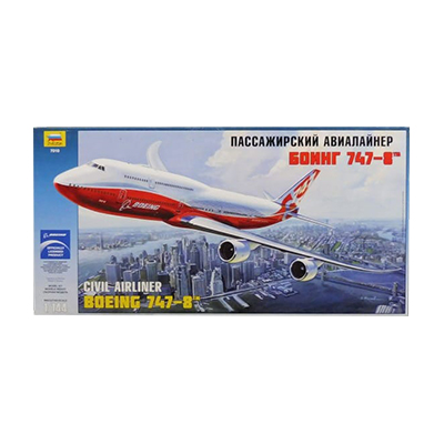 ZVEZDA ズベズダ 1/144 ボーイング 747-8 CIVIL AIRLINER