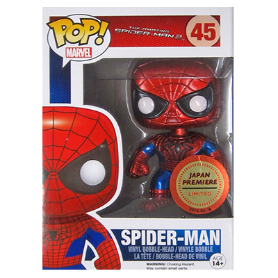 FUNKO POP! JAPAN PREMIERE LIMITED アメイジング・スパイダーマン2 メタリック版