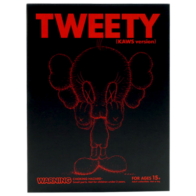 OriginalFake オリジナルフェイク トゥイーティー KAWS version ブラック / カウズ ルーニー・テューンズ TWEETY