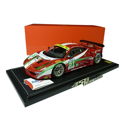 BBR 1/18 フェラーリ 458 GT2 GTE PRO ル・マン 2012 / 赤