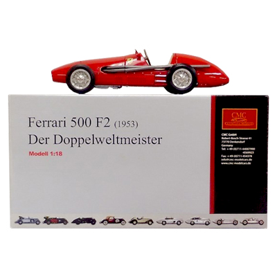 CMC 1/18 フェラーリ 500 F2 1953 Der Doppelweltmeister