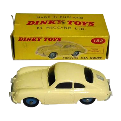 ポルシェミニカー DINKY 182 ポルシェ 356A クーペ クリーム色