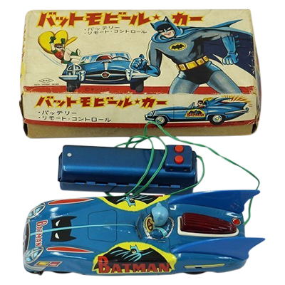 アオシン ブリキ バットモビール★カー リモコン 電動