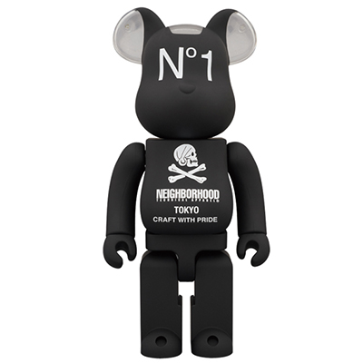 BE@RBRICK NEIGHBORHOOD 400% マットブラック / ベアブリック / NEIGHBORHOOD(ネイバーフッド)