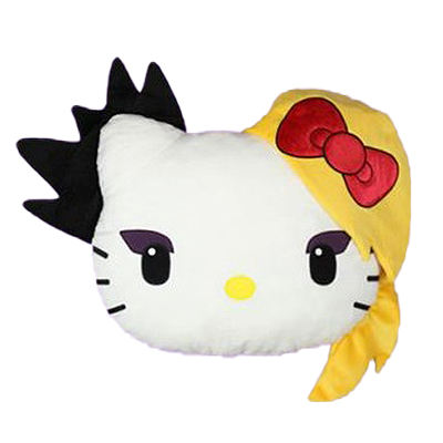 YOSHIKI×ハローキティ YOSHIKITTY (赤リボン) BIGフェイスクッション ラウンドワン限定