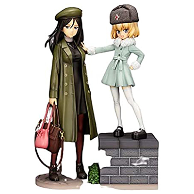 ガールズ&パンツァー 最終章 フィギュア道 1/7 ノンナ・1/7 カチューシャ コトブキヤショップ限定特典・2点同時購入特典付