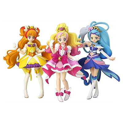 Go！プリンセスプリキュア キューティーフィギュア 1BOX 3個入 / 全3種セット