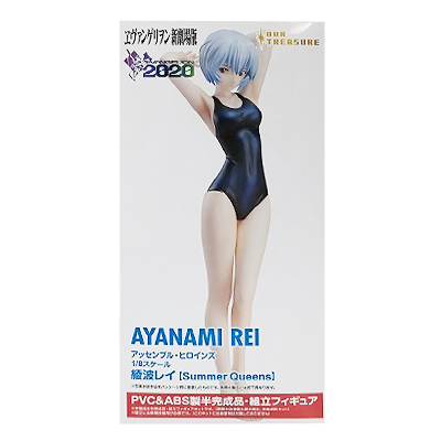 アッセンブル・ヒロインズ 1/8 綾波レイ Summer Queens 半完成品 組立フィギュア