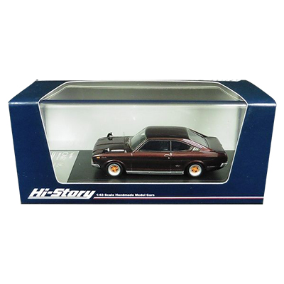 宮沢模型流通限定 インターアライド Hi-Story 1/43 トヨタ カリーナ 2000GT ハードトップ改 1973 マルーンメタリック