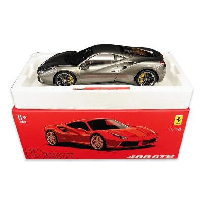 Bburago 1/18 フェラーリ 488 GTB グレー