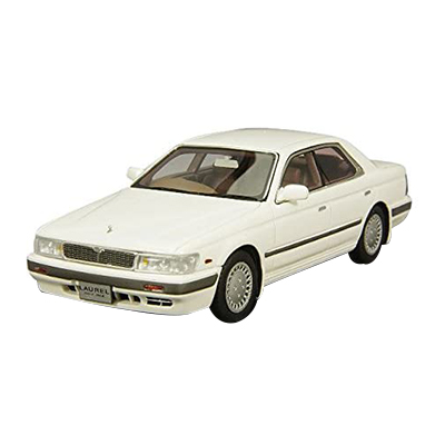 LA-X 1/43 日産 ローレル メダリスト 1989 ホワイトパール