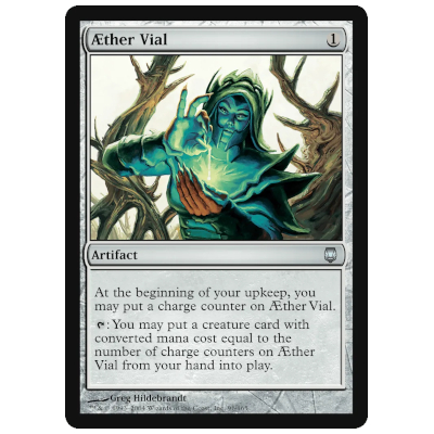 霊気の薬瓶/AEther Vial DST EN U アンコモン ダークスティール MTG