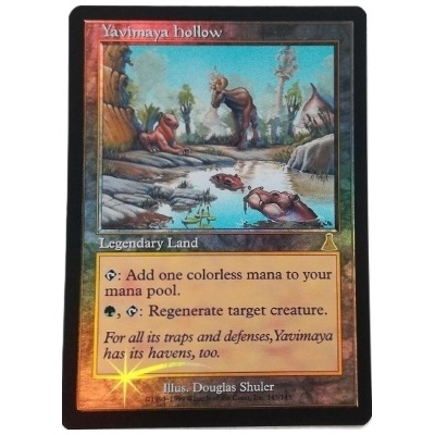 MTG UDS ヤヴィマヤのうろ穴/Yavimaya Hollow (英) Foil