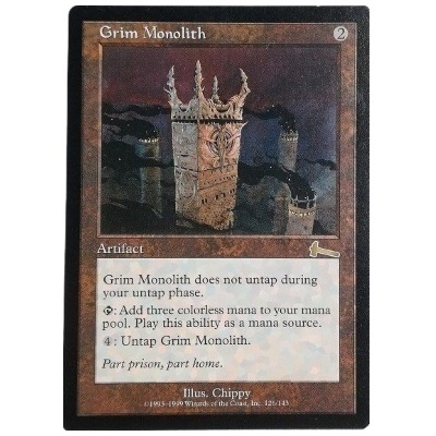 MTG ULG 厳かなモノリス/Grim Monolith (英)