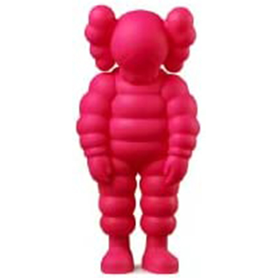 WHAT PARTY PINK OPEN EDITION KAWS MEDICOM TOY