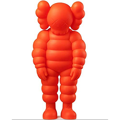 WHAT PARTY ORANGE OPEN EDITION KAWS MEDICOM TOY