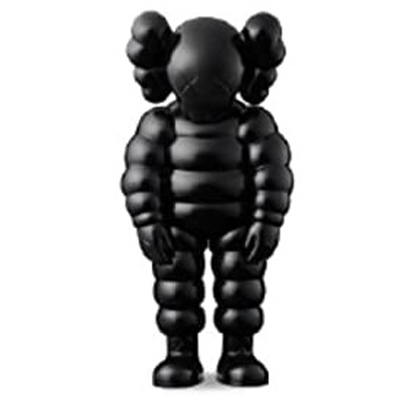 WHAT PARTY BLACK OPEN EDITION KAWS MEDICOM TOY