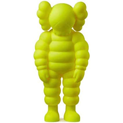 WHAT PARTY YELLOW OPEN EDITION KAWS MEDICOM TOY