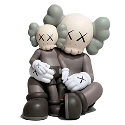 HOLIDAY CHANGBAI MOUNTAIN BROWN KAWS MEDICOM TOY