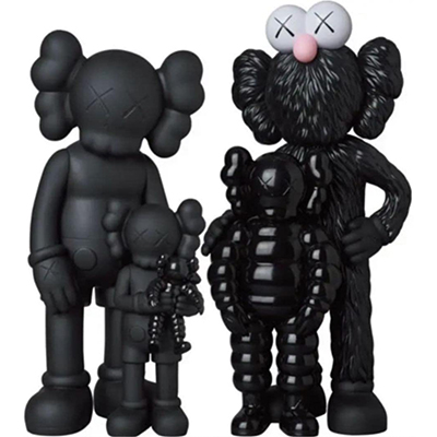 FAMILY BLACK KAWS OPEN EDITION KAWS MEDICOM TOY