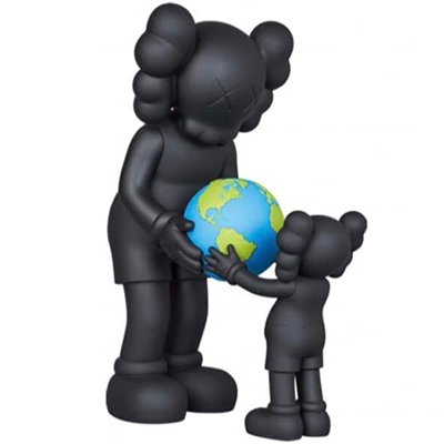 THE PROMISE BLACK OPEN EDITION KAWS MEDICOM TOY