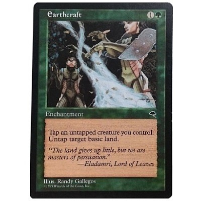 Earthcraft 大地の知識 R 緑 英語版 Tempest テンペスト MTG