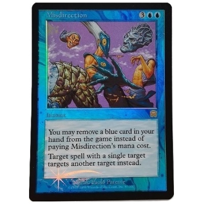 Misdirection 誤った指図 R 青 英語版 Foil メルカディアン・マスクス MTG