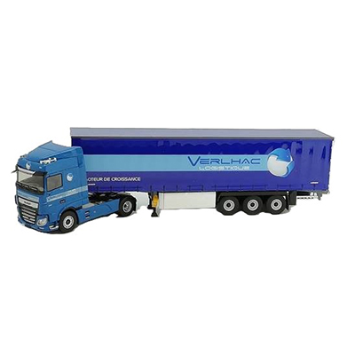 DAF XF MY 2017 スペースキャブ トートライナー VERLHAC LOGISTIQUE 1/43
